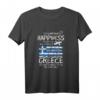 Lustiges Griechenland Shirt Geschenk mit Flagge - Perfekt für Griechen, Heimatverbundene & Urlaubsliebhaber