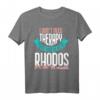 Rhodos Griechenland Strand Meer Sonne T-Shirt – Perfektes Geschenk für Rhodos Fans zum Geburtstag, Weihnachten & Reisen