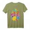 Frohe Ostern Griechenland Kalo Pascha T-Shirt mit bunten Schokoladeneiern – Perfekt für Osterfeiern mit Familie & Freunden