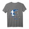 Griechenland Flagge für Griechenland Lover - Herren und Damen T-Shirt, perfektes Urlaubs- und Geschenkdesign für Griechenland-Fans