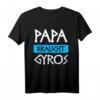 Gyros Papa T-Shirt - Griechisches Geschenk für Griechenland-Fans, Urlaub, Humor & griechische Kultur