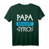 Gyros Papa T-Shirt - Griechisches Geschenk für Griechenland-Fans, Urlaub, Humor & griechische Kultur
