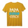 Gyros Papa T-Shirt - Griechisches Geschenk für Griechenland-Fans, Urlaub, Humor & griechische Kultur
