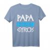 Gyros Papa T-Shirt - Griechisches Geschenk für Griechenland-Fans, Urlaub, Humor & griechische Kultur