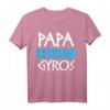 Gyros Papa T-Shirt - Griechisches Geschenk für Griechenland-Fans, Urlaub, Humor & griechische Kultur