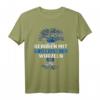 Mit griechischen Wurzeln Griechenland Flaggen Flagge T-Shirt – Stolz auf deine Herkunft, perfektes Geschenk für Griechen und Freunde