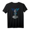 Mjolnir (Thor's Hammer) T-Shirt - Klassisch geschnitten, doppelt genähter Saum für Marvel- und Thor-Fans
