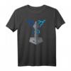 Mjolnir (Thor's Hammer) T-Shirt - Klassisch geschnitten, doppelt genähter Saum für Marvel- und Thor-Fans
