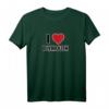 ICH LIEBE PLYMOUTH Stadt in England T-Shirt mit rotem Liebesherz – Klassisch geschnitten, Souvenir für Plymouth Fans