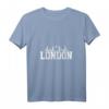 Damen London Skyline UK England Union Jack Flagge T-Shirt mit V-Ausschnitt – Stylisches Souvenir oder Geschenk für England-Liebhaber