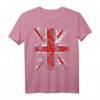 Vintage Union Jack-Flagge T-Shirt im Retro-Look - England, Großbritannien, Punkrock Style