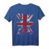 Vintage Union Jack-Flagge T-Shirt im Retro-Look - England, Großbritannien, Punkrock Style