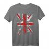 Vintage Union Jack-Flagge T-Shirt im Retro-Look - England, Großbritannien, Punkrock Style