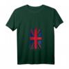 Damen T-Shirt mit Union Jack Flagge - Klassisches UK Design mit V-Ausschnitt, leichtes und stylisches Kleidungsstück für britische Fans