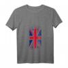 Damen T-Shirt mit Union Jack Flagge - Klassisches UK Design mit V-Ausschnitt, leichtes und stylisches Kleidungsstück für britische Fans