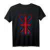 Union Jack Flagge T-Shirt - Klassisch geschnitten, doppelt genähter Saum, perfekt für Großbritannien Fans & Souvenir-Liebhaber