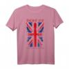 Union Jack Flagge T-Shirt - Klassisch geschnitten, doppelt genähter Saum, perfekt für Großbritannien Fans & Souvenir-Liebhaber