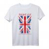 Union Jack Flagge T-Shirt - Klassisch geschnitten, doppelt genähter Saum, perfekt für Großbritannien Fans & Souvenir-Liebhaber