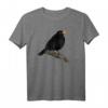 Amsel Vogel Singvogel Vogelfreund Ornithologe Biologe T-Shirt – Perfektes Geschenk für Vogelliebhaber, Ornithologen & Naturschützer