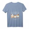 Zuhause ist wo meine Meerschweinchen sind - Guinea Pig T-Shirt mit V-Ausschnitt für Kinder, Geburtstag & Weihnachten Geschenk