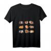 Damen Nagetier Meerschwein Haustier Guinea Pig T-Shirt mit V-Ausschnitt – Lustiges Tiermotiv für Meerschweinchenliebhaberinnen und Tierfans
