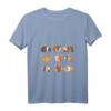 Damen Nagetier Meerschwein Haustier Guinea Pig T-Shirt mit V-Ausschnitt – Lustiges Tiermotiv für Meerschweinchenliebhaberinnen und Tierfans
