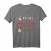 Peace Love Guinea Pigs - Lustiges Meerschweinchen T-Shirt für Kinder, Damen & Herren als Geschenk & Tierzubehör