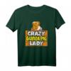 Crazy 40Geburtstag Lady T-Shirt - Perfektes Pet Lover Geschenk für Frauen mit klassischem Schnitt