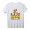 Crazy 40Geburtstag Lady T-Shirt - Perfektes Pet Lover Geschenk für Frauen mit klassischem Schnitt