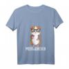Damen Meerweinchen Meerschweinchen Wein Liebhaber Rotwein T-Shirt mit V-Ausschnitt – Perfektes Geschenk für Weinliebhaberinnen, Party & Junggesellinnenabschied