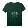 Damen Meerschweinchen reitet Rex Dinosaurier Geburtstag Kinder T-Shirt mit V-Ausschnitt - Lustiges Tierliebhaber Geschenk für Kinder und Tierärzte
