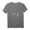Damen Meerschweinchen reitet Rex Dinosaurier Geburtstag Kinder T-Shirt mit V-Ausschnitt - Lustiges Tierliebhaber Geschenk für Kinder und Tierärzte