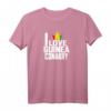 Krone mit Aufschrift 'I Love Guinea Conakry' T-Shirt – Stolzes Kleidungsstück für Guinea Conakry Fans und Unterstützer