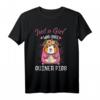 Just A Girl Who Loves Guinea Pigs - Lustiges Tierliebhaber T-Shirt für Meerschweinchenfans, perfekt als Geschenk zum Geburtstag, Weihnachten & mehr