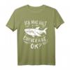 Hai Haie Haifisch T-Shirt – Klassisch geschnitten, doppelt genähter Saum, perfekt für Meeresliebhaber und Hai-Fans