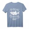 Hai Haie Haifisch T-Shirt – Klassisch geschnitten, doppelt genähter Saum, perfekt für Meeresliebhaber und Hai-Fans