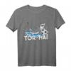 Fußball Haifisch 'TOR-HAI' Lustiges Fußballer Team Geschenk T-Shirt für Kinder und Fans