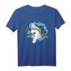 Kinder Hai 7. Geburtstag Shirt für Jungen und Mädchen - Lustiges Geburtstagsoutfit für 7-Jährige mit Haifisch-Design