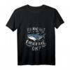 Damen Hai Haie Haifisch T-Shirt mit V-Ausschnitt – Leichtes, Stylisches Meerestier-Shirt für Damen