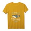Damen Hai Haie Haifisch T-Shirt mit V-Ausschnitt – Leichtes, Stylisches Meerestier-Shirt für Damen
