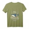 Damen Hai Haie Haifisch T-Shirt mit V-Ausschnitt – Leichtes, Stylisches Meerestier-Shirt für Damen