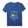 Damen Hai Haie Haifisch T-Shirt mit V-Ausschnitt – Leichtes, Stylisches Meerestier-Shirt für Damen