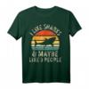 Lustiges Haifisch-Liebhaber T-Shirt – 'I Like Sharks and Maybe 3 People' als Geschenk für Taucher, Surfer & Meerestierfans