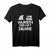 Hai Zähne & Flosse Tauch T-Shirt für Apnoe, Schnorchel & Meer Fans – Perfektes Geschenk für Taucher und Wasserliebhaber