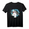 Kinder Hai 4. Geburtstag Shirt für Jungen und Mädchen - Lustiges Haifisch Outfit zum vierten Geburtstag und Geschenk