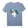 Kinder Hai 4. Geburtstag Shirt für Jungen und Mädchen - Lustiges Haifisch Outfit zum vierten Geburtstag und Geschenk