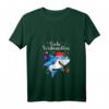 Lustiges Damen Weihnachts Hai T-Shirt 2021 mit V-Ausschnitt - Witziges Weihnachtsgeschenk für Haifisch-Liebhaber & Weihnachtsfeier-Outfit