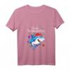 Lustiges Damen Weihnachts Hai T-Shirt 2021 mit V-Ausschnitt - Witziges Weihnachtsgeschenk für Haifisch-Liebhaber & Weihnachtsfeier-Outfit