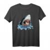 Lustiges Cupcake- und Haifisch-Geschenk T-Shirt für Kinder, Männer und Frauen – Perfekt für Tierliebhaber, Wassertier-Fans und Foodie-Enthusiasten