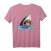 Lustiges Cupcake- und Haifisch-Geschenk T-Shirt für Kinder, Männer und Frauen – Perfekt für Tierliebhaber, Wassertier-Fans und Foodie-Enthusiasten